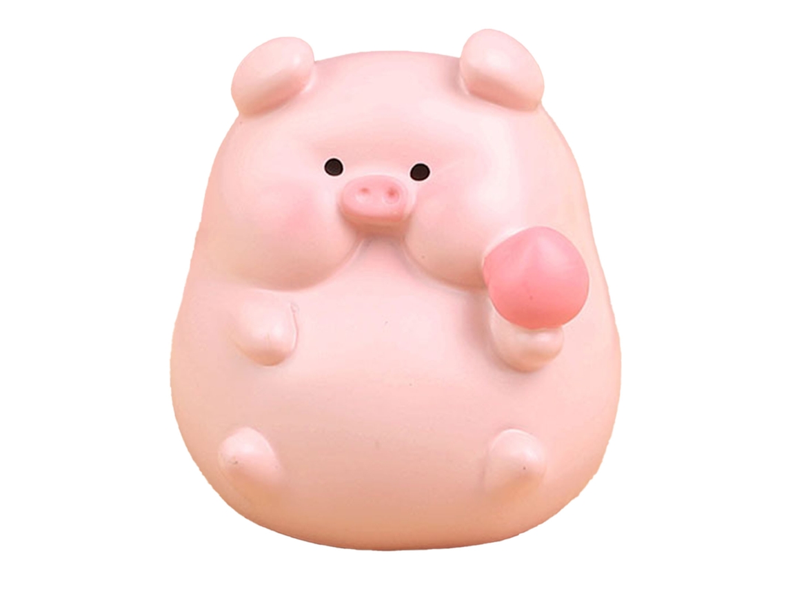 Figura de Porco Animado para Decoração de Mesa Worten