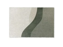 Tapetes De Entrada Japandi - Verde - Abstrato - Moderno 60x40