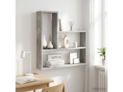 Vidaxl Prateleira De Parede Cinzento Cimento 60 X 11 X 60 Cm