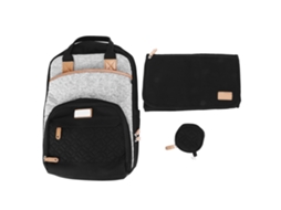 Mali mochila para Fraldas com Grande Capacidade Ergonômica e Múltiplos Bolsos para Pais Viajando
