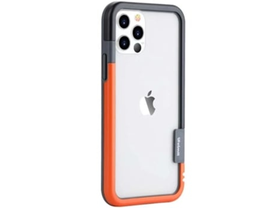 Bumper Para Iphone Xs Max Laranja E Preto
