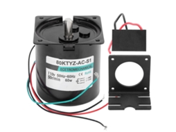 Motor Síncrono Ca Com Suporte De Capacitância 60w Xd80ktyz 50rpm Baixa Velocidade Alta Torção Ac110v