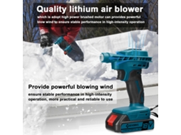 Ventilador Elétrico Alto Poder E Limpeza De Neve