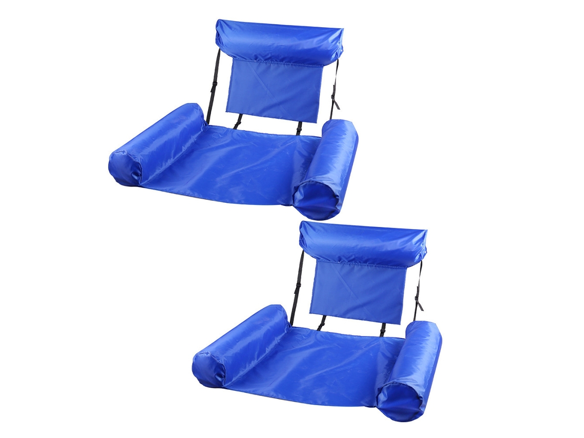 Peças De Rede Flutuante Inflável Para Piscina, Cadeira Flutuante Dobrável Para Água, Jangadas Infláveis, Espreguiçadeira E Cama SUNNY SPACES