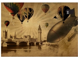 Papel de Parede ARTGEIST Balloon Competitions (100x70 cm)