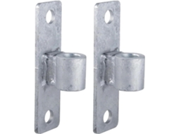 Conjunto De 2 Dobradiças Para Portão, Reforçadas Em Ferro Galvanizado De 16mm, Para Montagem Na Parede, Resistentes À