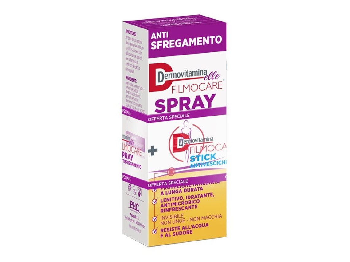 Dermovitamina Elle Filmocare Antifricção Spray 30 Ml Dermovitamina