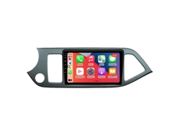 Auto Rádio Carro Bluetooth Autoradio 8GB RAM 128G ROM CarPlay Navegação GPS Ecrã Táctil RoverOne para Kia Morning 2 picanto 2011-2017  