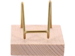 Suporte Metal Minerais Estável Fácil Guardar Ideal Exibir Pedras Decoração Interiores Bege GOKOCO