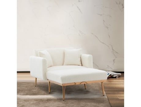 Poltrona reclinável com encosto ajustável moderno para sala de estar e quarto Panshiyuan (165 x 90 x 77 cm)