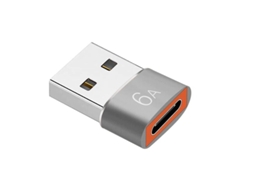 Adaptador Usb Macho para Type c Fêmea, 60w, Verde AOZORZ
