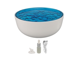Projetor de Luz Noturna 4 em 1 com Alto falante Bluetooth 5.3 Difusor Aromaterapia e Ruído Branco Azul | S/MARCA