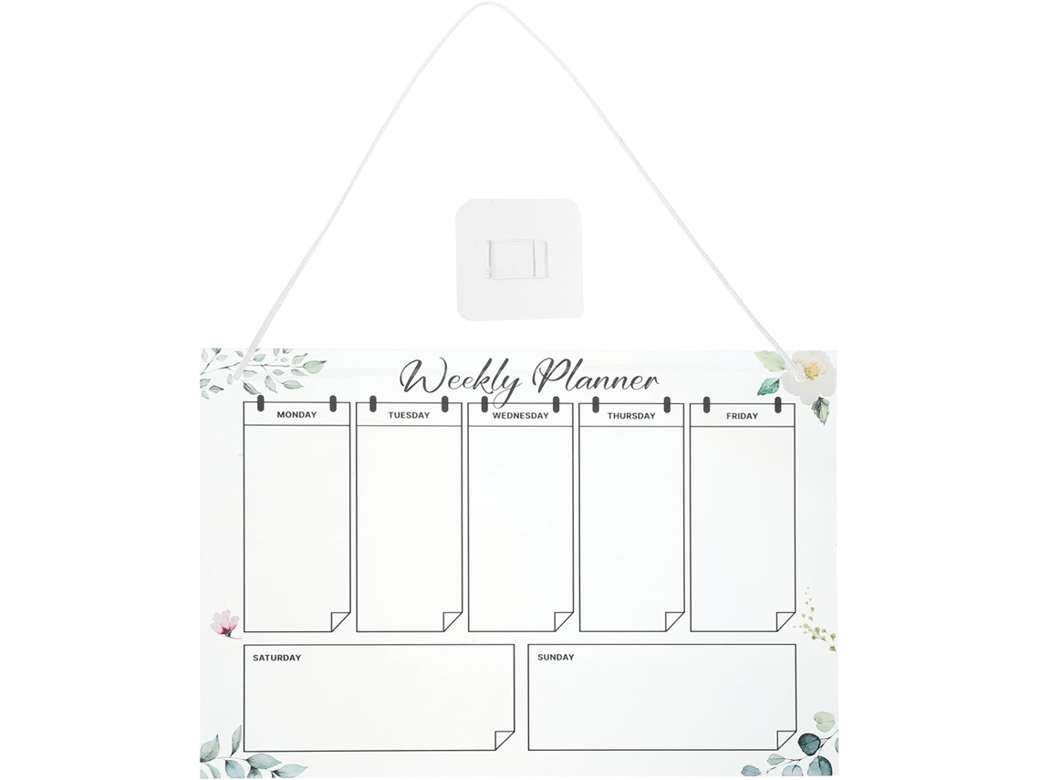 Calendrier Effaçable À Sec En Acrylique Maison, Tableau Mémo Réutilisable Suspendu, Pour Listes Et Rappels