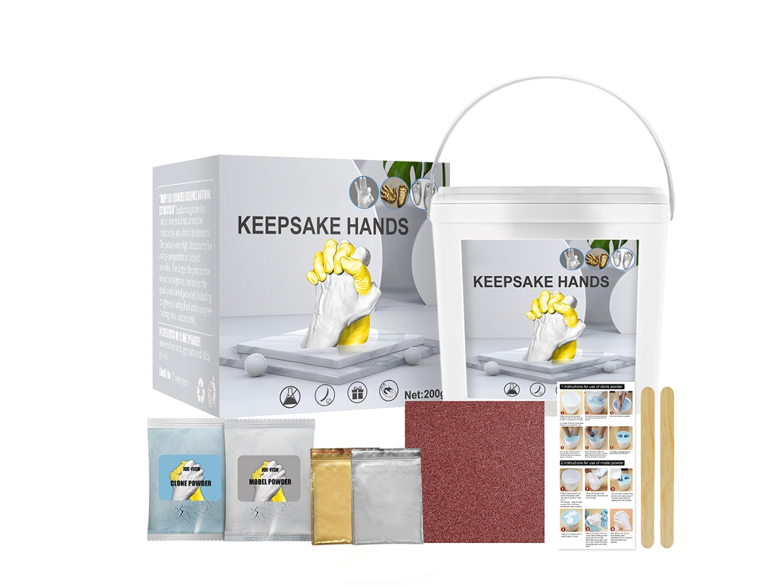Kit de Moldagem de Mãos LAXISCREED para Casais e Presentes