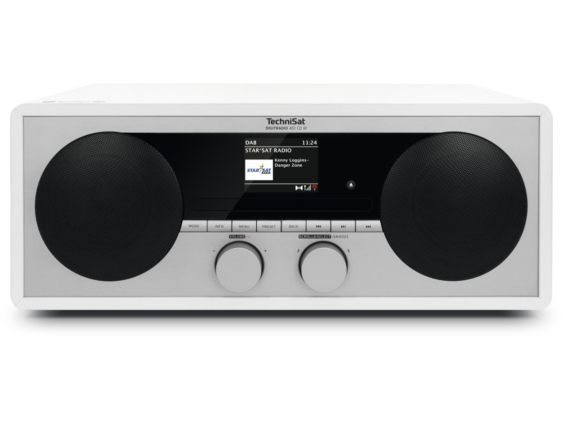TECHNISAT Digitradio 451 Cd Ir Pessoal Analógico e Digital Preto Branco