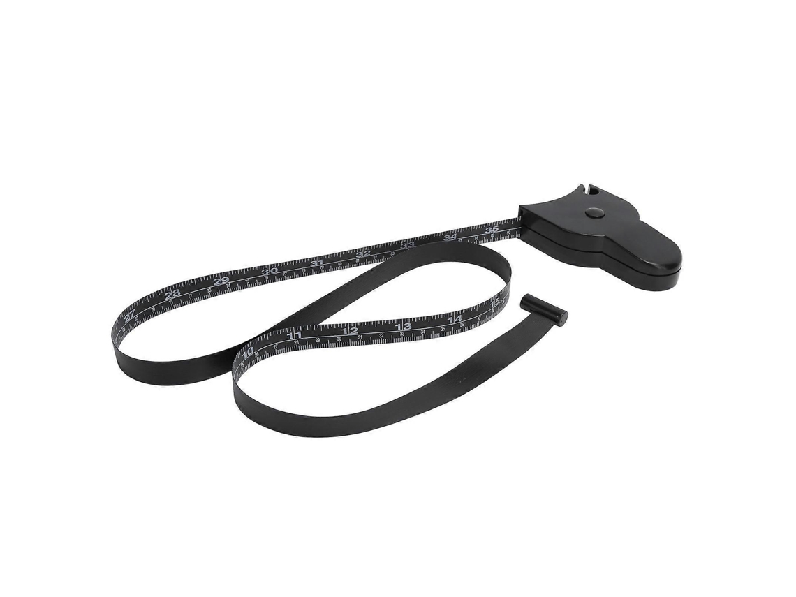Fita Métrica Retrátil Para Cintura E Corpo De 150 Cm / 60 Polegadas, Cabeça, Quadris, Pernas, Preta Aquaforge (ymmr)