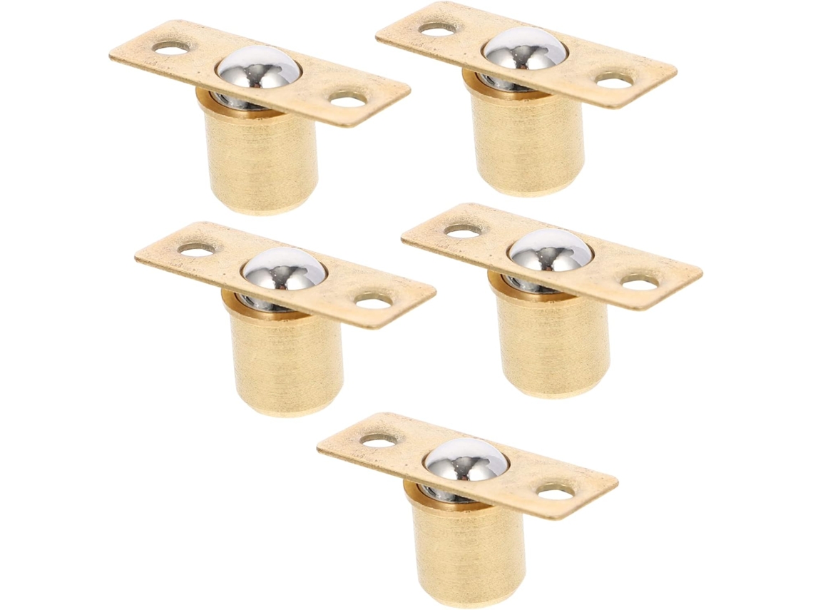 Jojofuny Conjunto De 10-fechos Rolo Com Esfera Cobre Gavetas E Portas Guarda Roupa, Resistentes E Ajustáveis