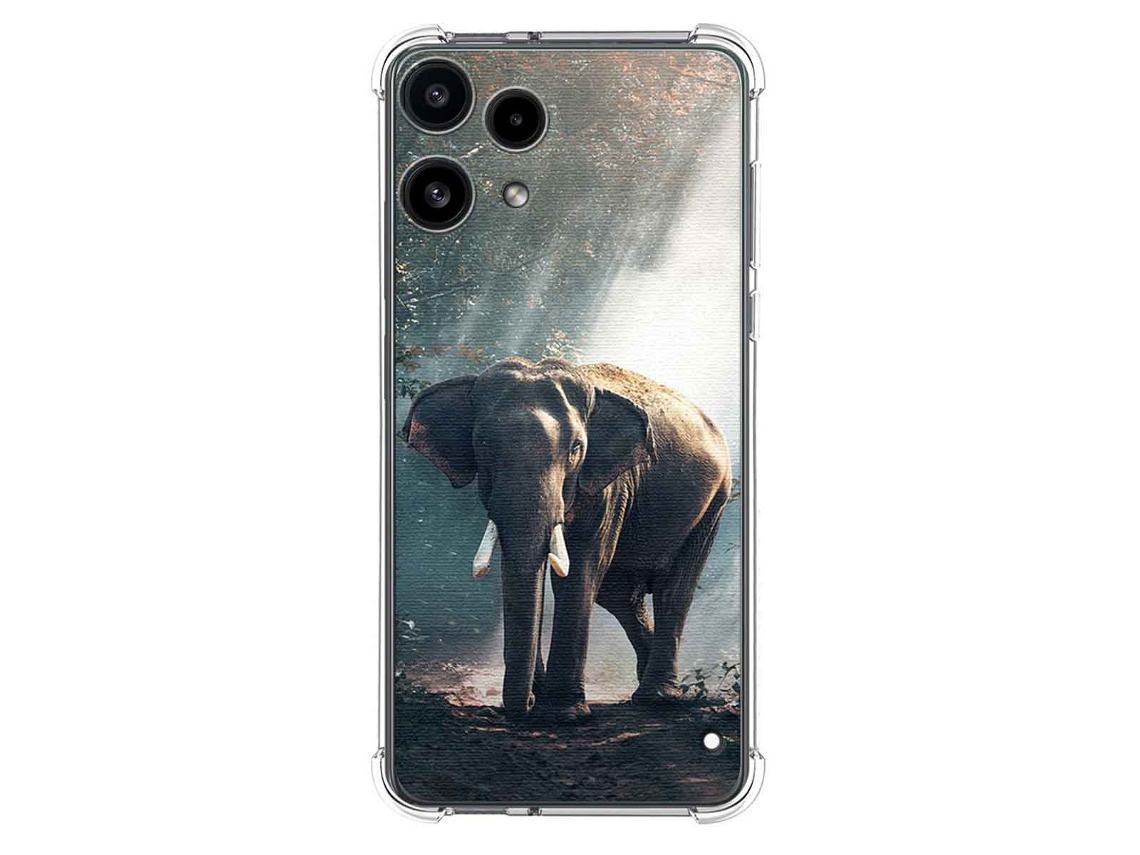 Capa Tumundosmartphone De Silicone À Prova De Choque Para Nothing Phone 3a Lite 5g Com Estampa De Elefante Em Desenho Animado