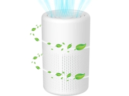 Purificador De Mesa Hepa 3 Em 1 Usb Para Escritório Yizhood Branco