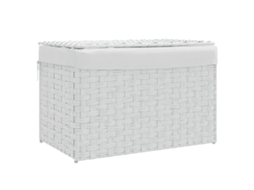 Laundry Basket, Laundry Baskets Vidaxl Branco Rattan / Vime (n/a)