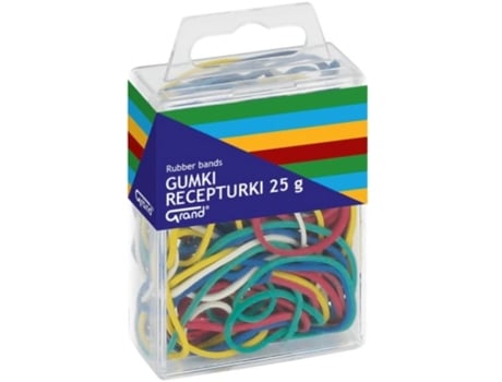 Rebites De Borracha Multicoloridos, 25g Grand
