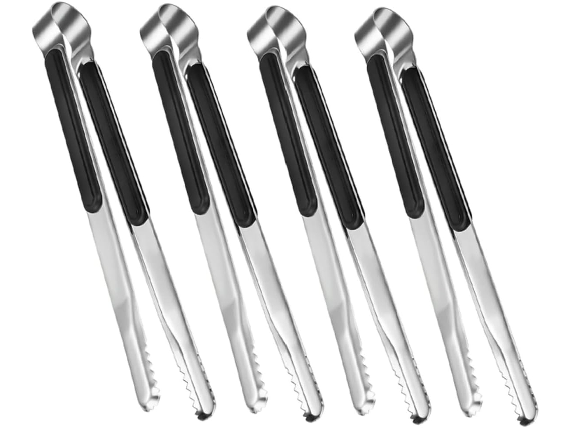 Vicasky Conjunto De 4 Pinças Para Massa E Pão, Pinças De Cozinha Para Churrasco E Grelhados, Práticas