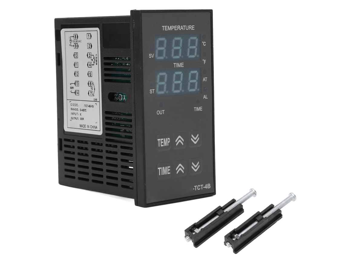 Controlador de Temperatura Digital AC 220V 10A Modos Aquecimento e Resfriamento