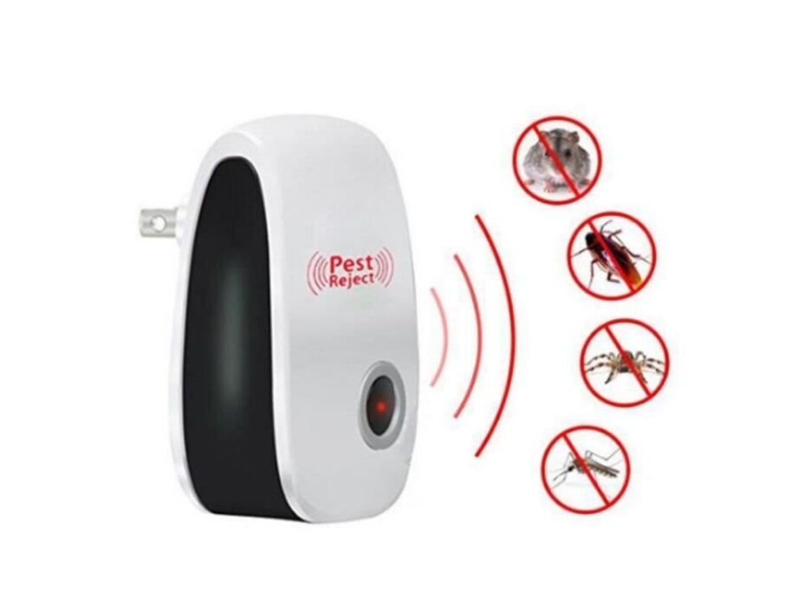 Versão Atualizada Eletrônico Gato Ultra-sônico Anti Mosquito Repelente De Insetos Rato Barata Pragas Rejeita Plugue Da Ue-uo1399a*