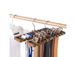 Lurelia Organizador De Gaveta, 2 Peças, Antiderrapante, Em Abs, Multiusos, Castanho
