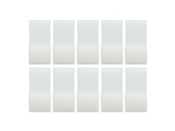 Mali 10 Protetores de Canto H Silicone 2.5x2.5x4.7cm Transparentes para Bebê Segurança Móveis