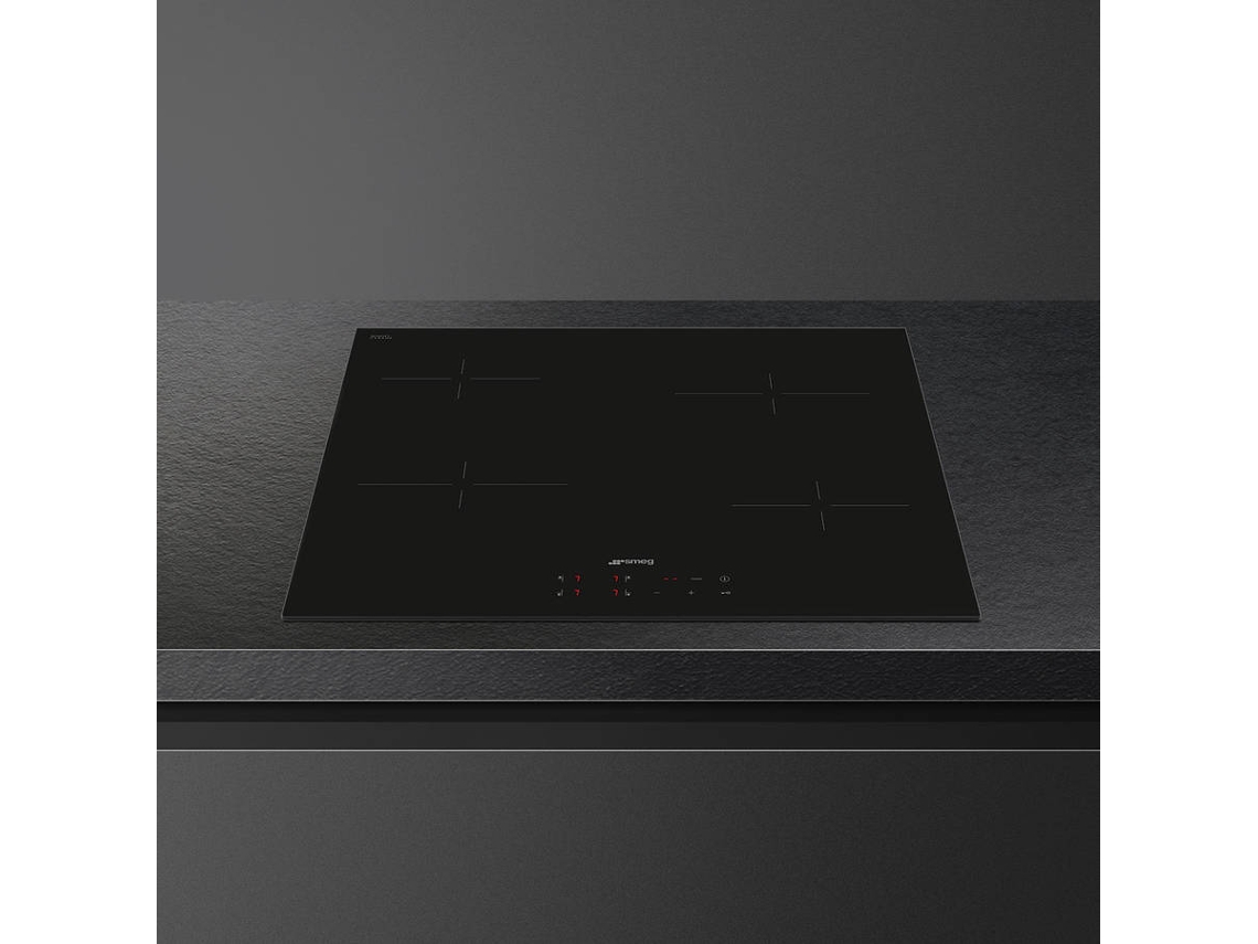 Placa de Vitrocerâmica SMEG SE264TD (Elétrica - 60 cm - Preto) | Worten.pt