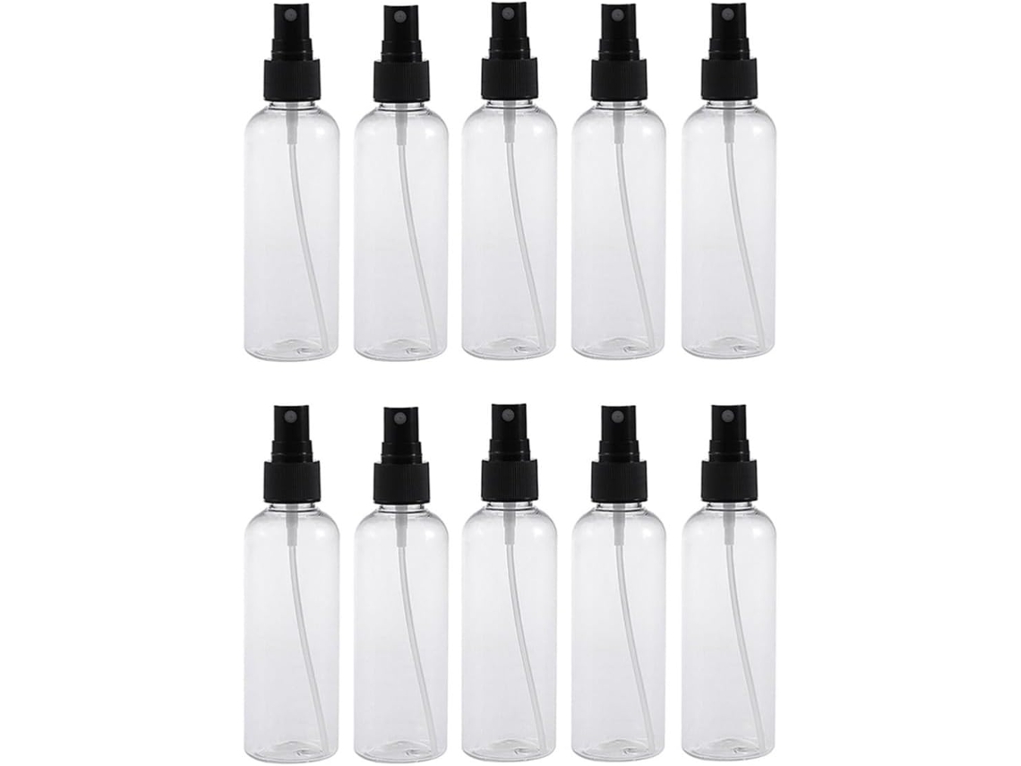 Frascos de spray pequenos e recarregáveis para limpeza portátil da cozinha.