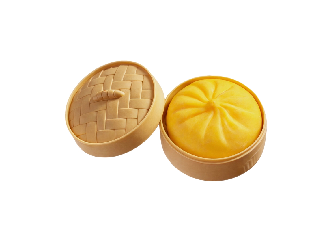 Brinquedo Anti-estresse Dowmoo Bun Amarelo Fofo Portátil Presente Q