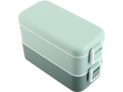 Recipiente Reutilizável E Próprio Para Micro Ondas Com Compartimentos Divididos, Design Empilhável, Ideal Para Cozinhas