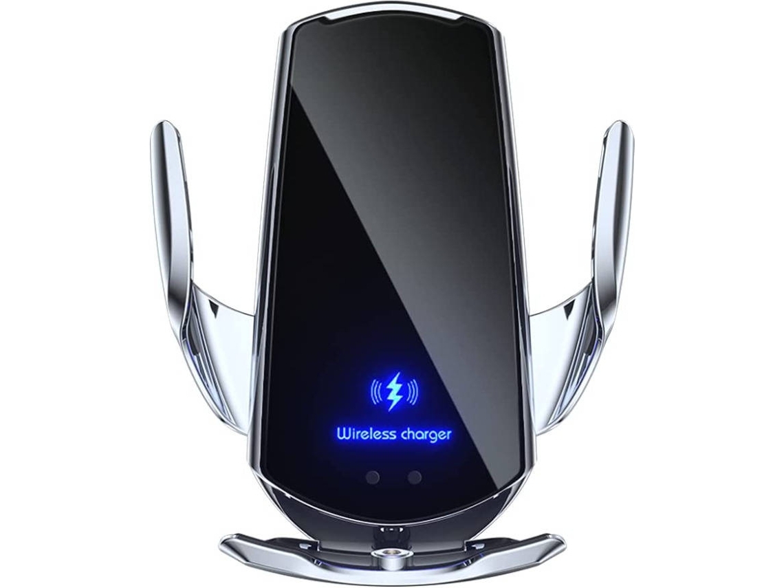 Carregador Sem Carro Sensor Inteligente Detecção Qi Carregamento YIZHOOD Branco