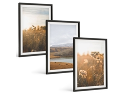 Conjunto De Pinturas Paisagens, Prados, Montanhas, Lago Espelharte (3 Peças 40x60 Cm)