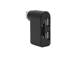 Hub Usb 2.0 Expande Portas Usb Lê Cartões de Memória EOOCOO