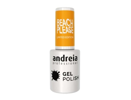 Andreia Verniz De Unhas De Gel Beach, Please! Bp4 Laranja Amarelado 10ml Andreia Professional