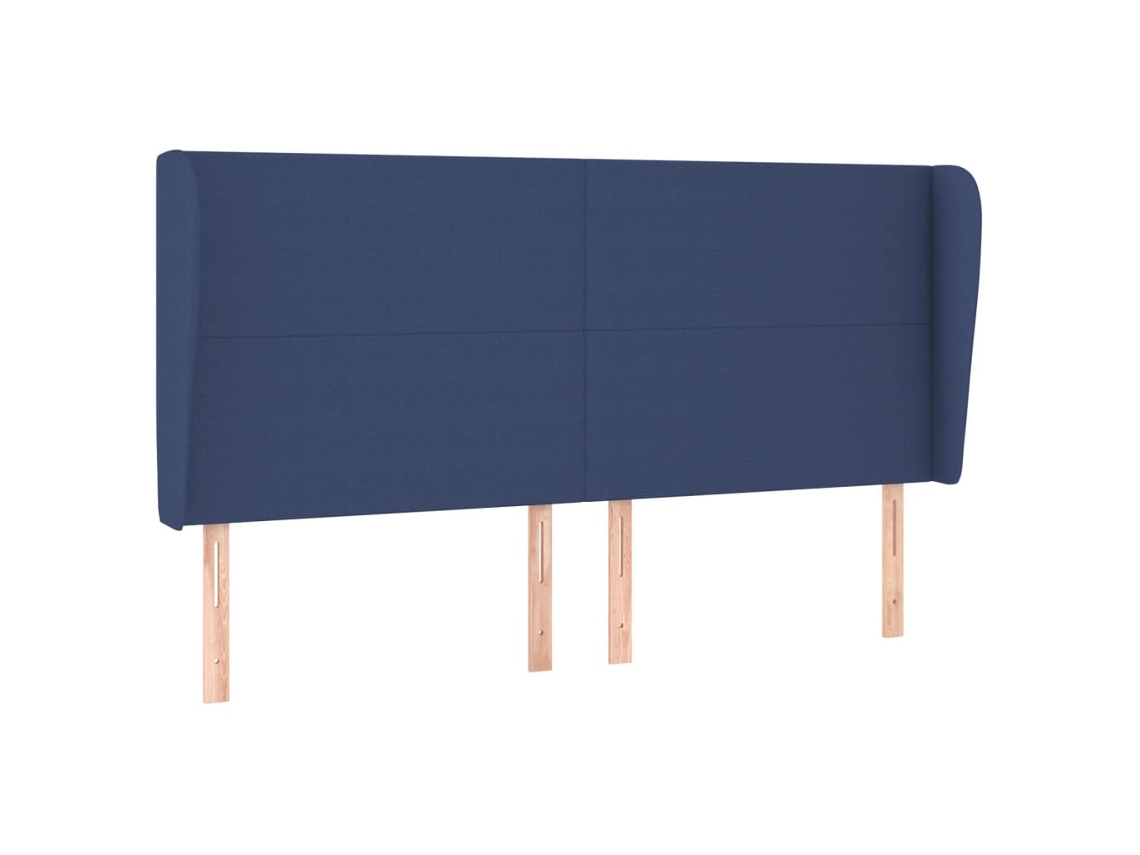 Cabeceira de cama MAISON EXCLUSIVE com tecido Abas Blue (183x23x118 cm)