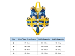 Colete salva vidas Business, neopreno, infantil, esportes aquáticos, pesca, caiaque, natação S/MARCA