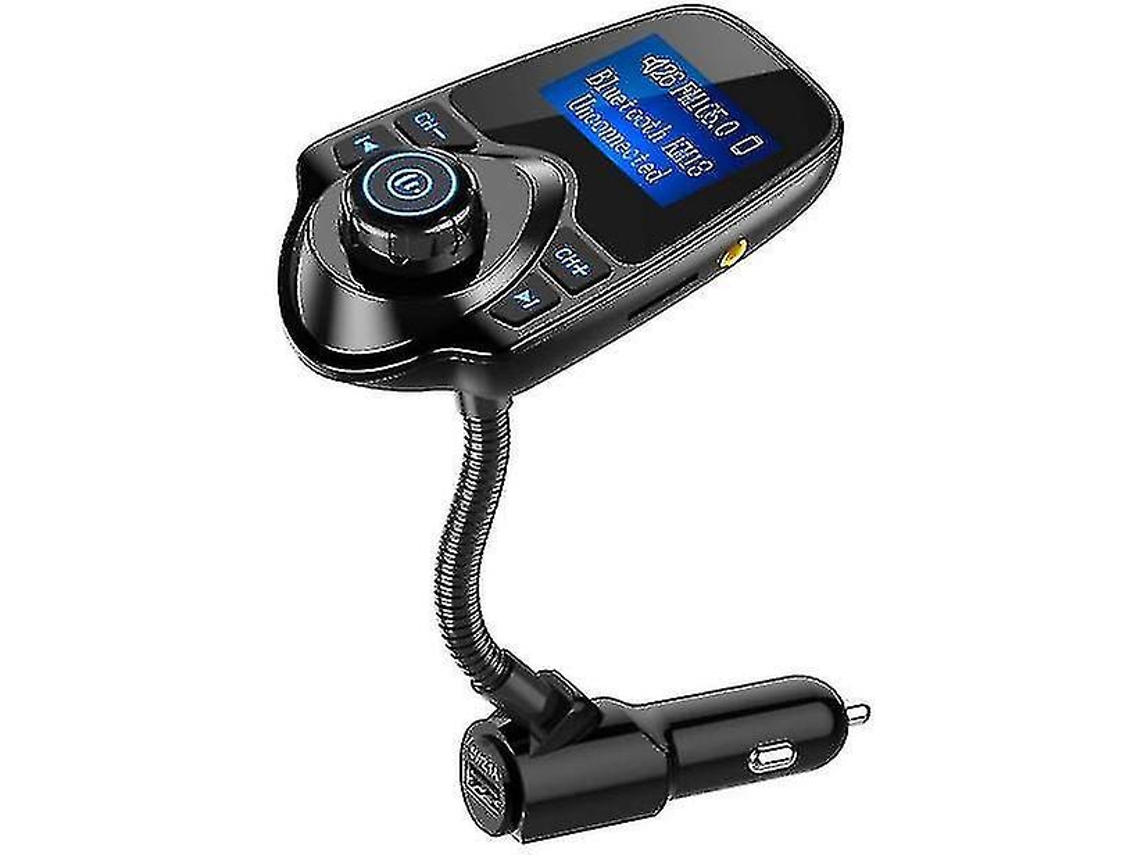 Adaptador Fm Bluetooth Yizhood 1.44 Tf/sd Usb Smartphones Preto