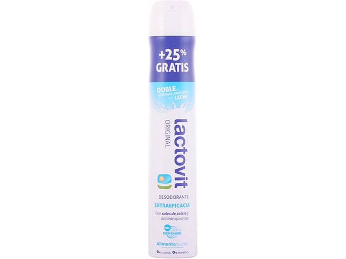 Desodorizante LACTOVIT Original Spray (200 ml + 50 ml)
