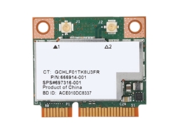 Aetheria placa de Rede Sem Fio Mini Pci e Broadcom Bcm943228hmb Dual Band 300mbps com Bluetooth 4.0 para Hp