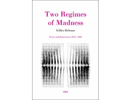Livro Two Regimes of Madness de Gilles Deleuze (Inglês)