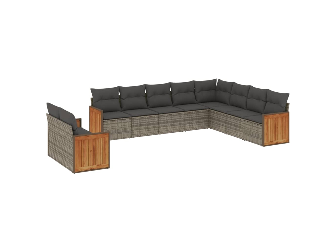 Garden Sofa Set, Garden Sofa Sets Vidaxl Cinzeto Rattan / Vime (n/a)