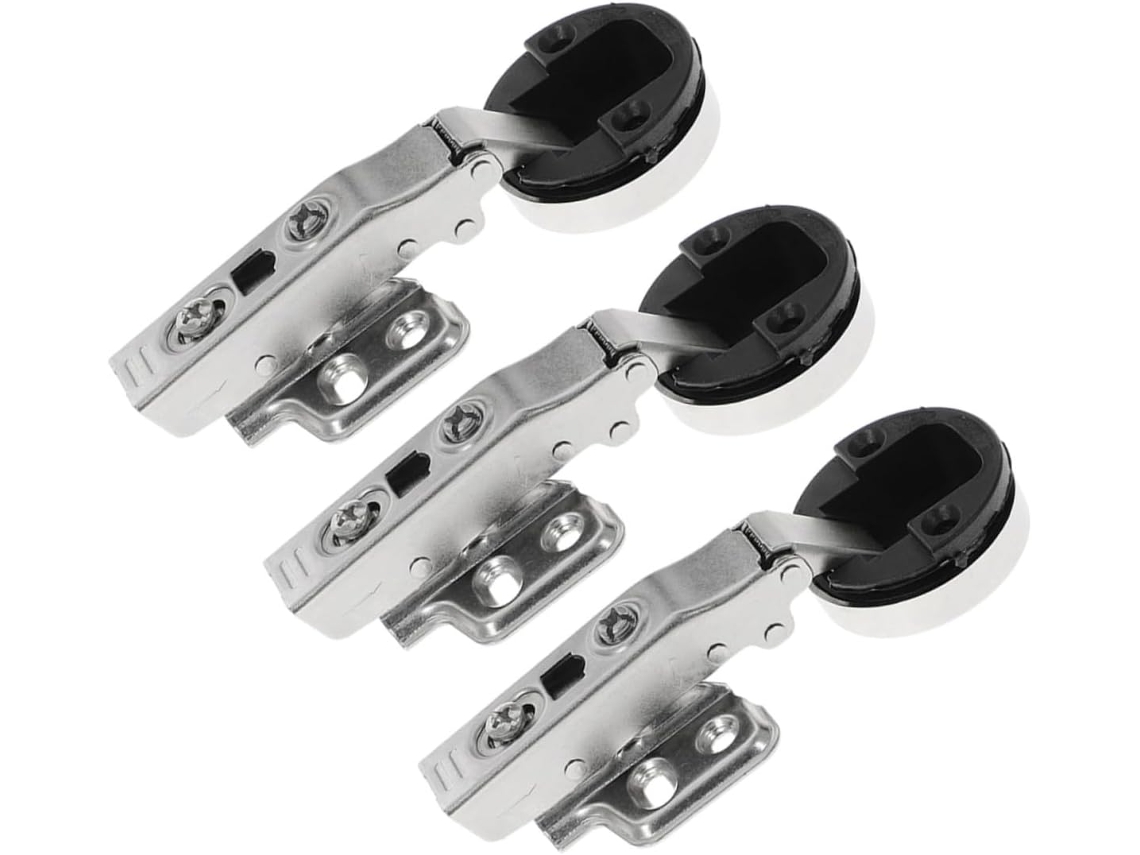 Conjunto De 3 Dobradiças Silenciosas Com Amortecimento Para Portas