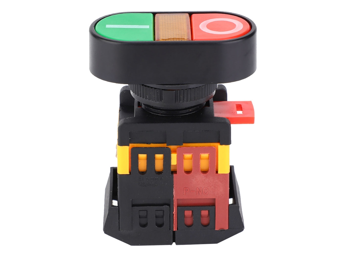 Interruptor De Dois Botões Com Led E Movimento Instantâneo