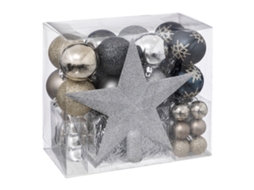 Kit Bola de Natal 44 Peças FEERIC LIGHTS & CHRISTMAS