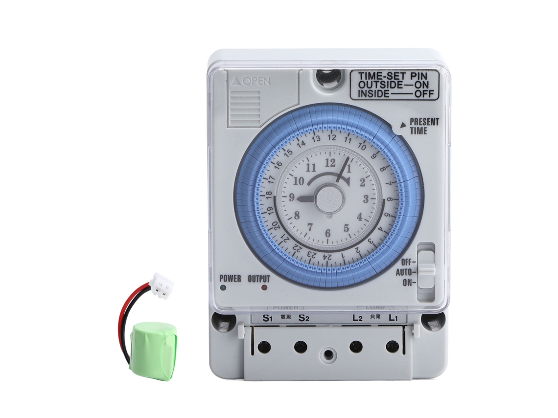 Interruptor Temporizador Mecânico AQUAFORGE, controle de tempo, 100-240V