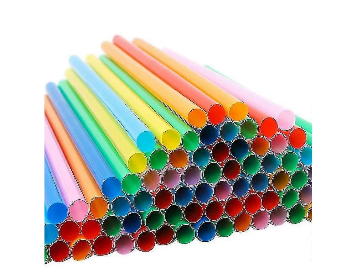 300 Palhas Jumbo De 10,3 Polegadas Para Smoothies, Extra Largas E Extra Longas, Cores Vivas Sortidas